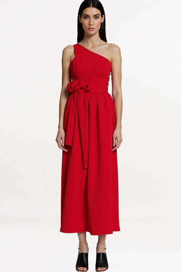 CZERWONA SUKIENKA NA GORSECIE