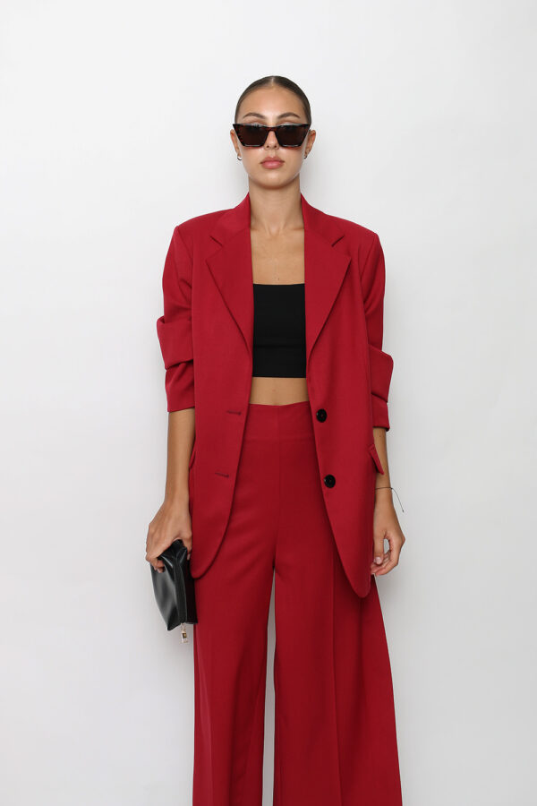 BORDOWA MARYNARKA OVERSIZE