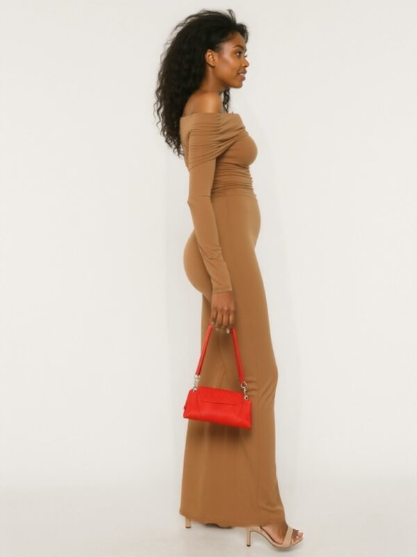 DZIANINOWA SUKIENKA Z DŁUGIM RĘKAWEM