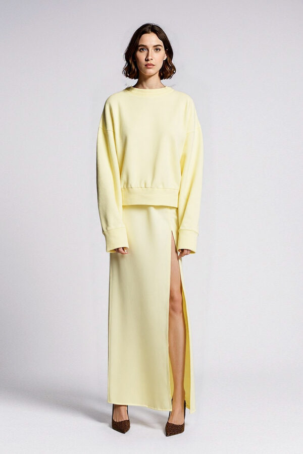 DŁUGA SPÓDNICA Z ROZCIĘCIEM