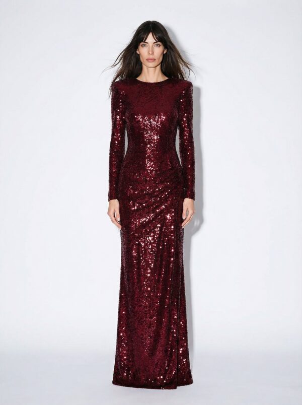 SUKIENKA MAXI CEKINOWA