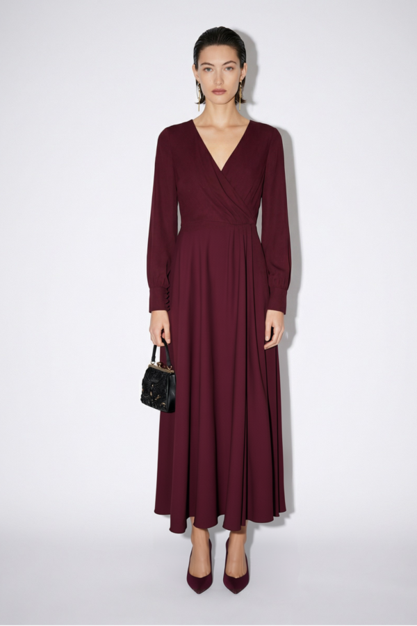 SUKIENKA BORDOWA MIDI