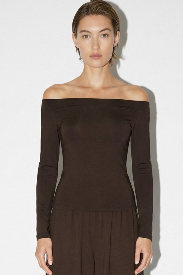 LONGSLEEVE Z ODKRYTYMI RAMIONAMI