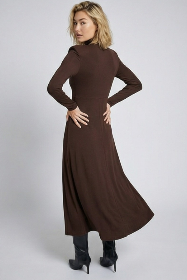 SUKIENKA ROZKLOSZOWANA CZEKOLADA