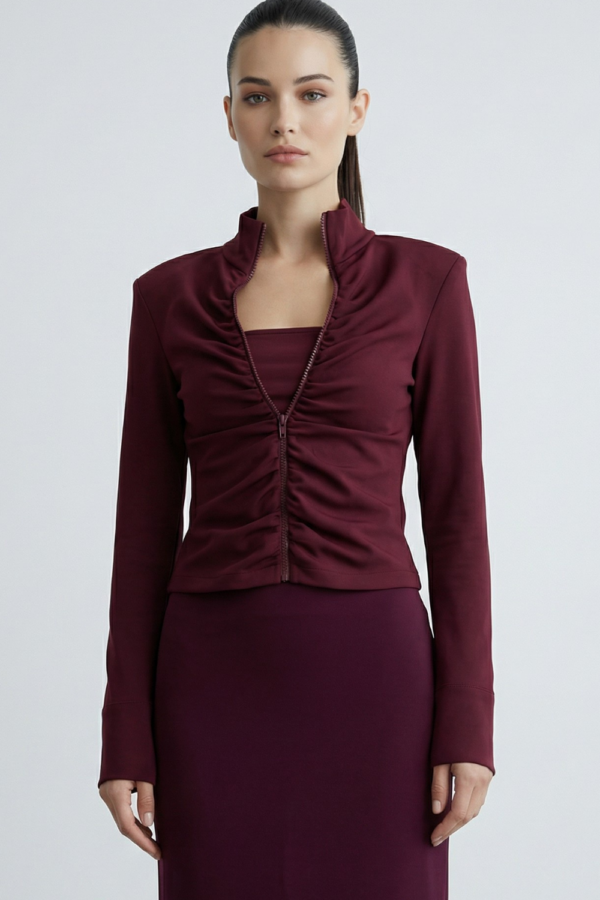 BLUZA MARIKA BORDOWA