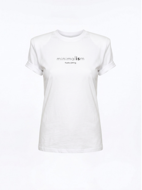 biały T-shirt MINIMALISM